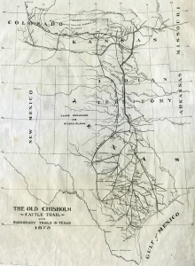 1873_Map_of_Chisholm_Trail_with_subsidiary_trails_in_Texas
